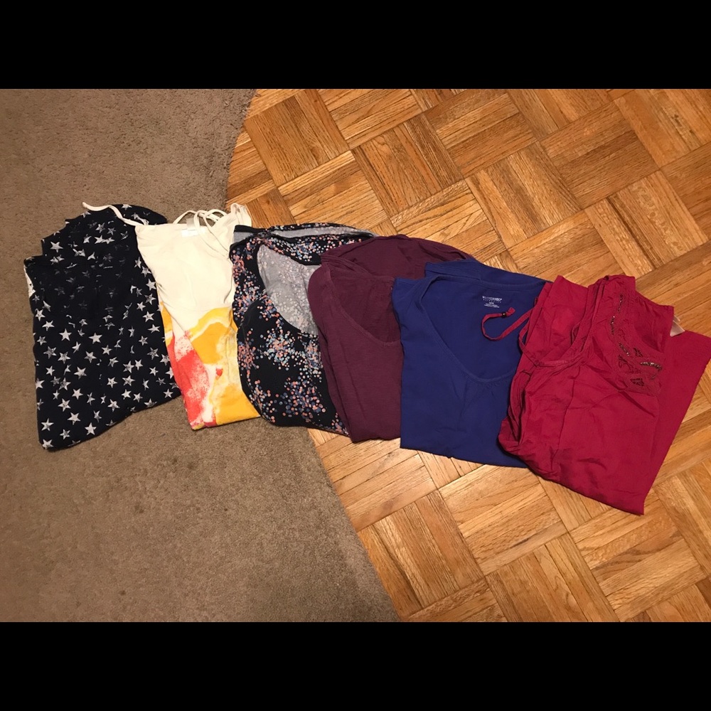 Lot of 6 motherhood maternity tops